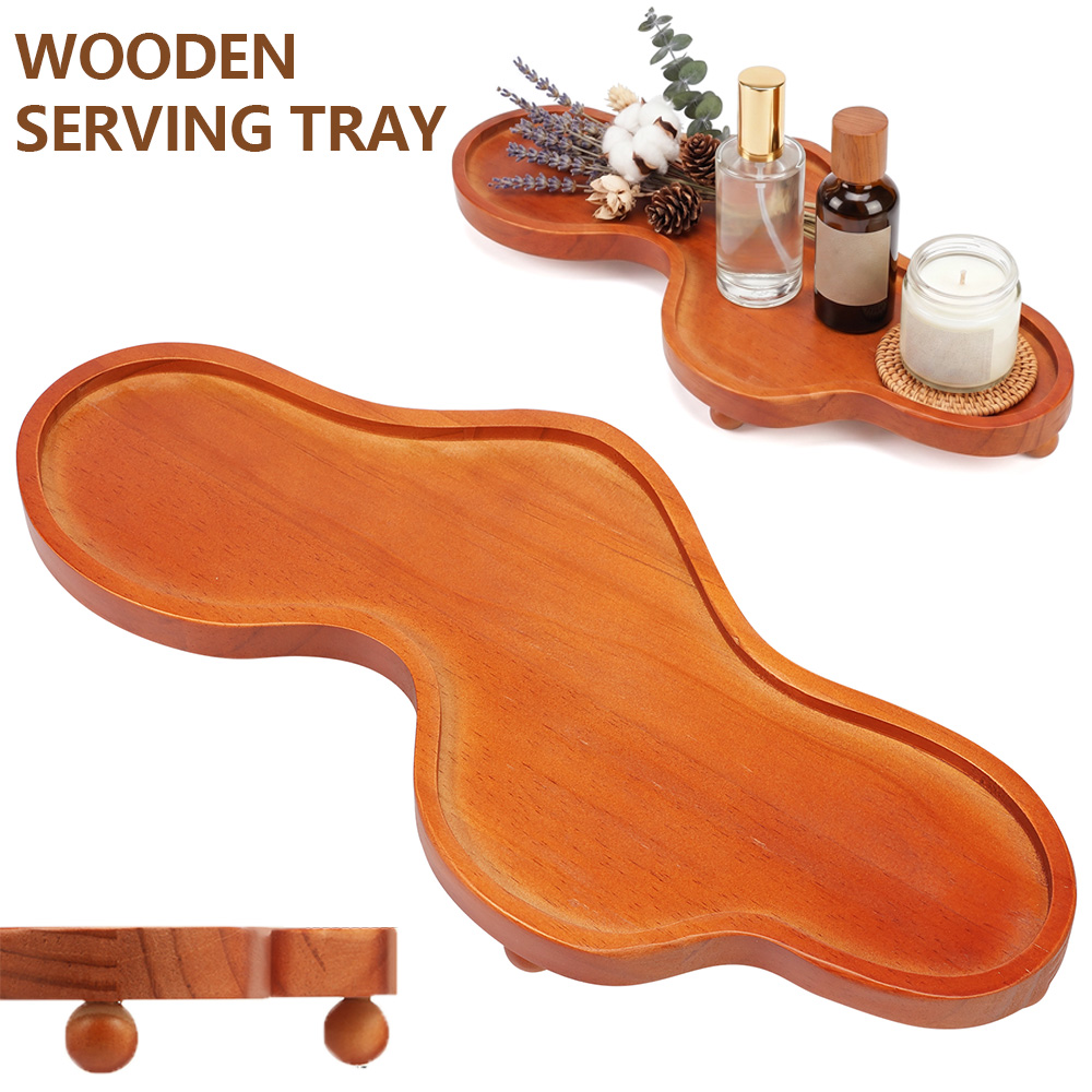 Jewelry Making Desk - Wooden Serving Tray Cloud Shaped Jewelry