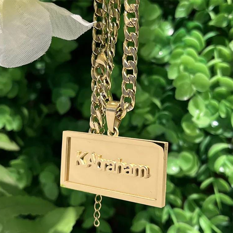 Making Custom Jewelry - Custom Name Hip Hop Necklace for