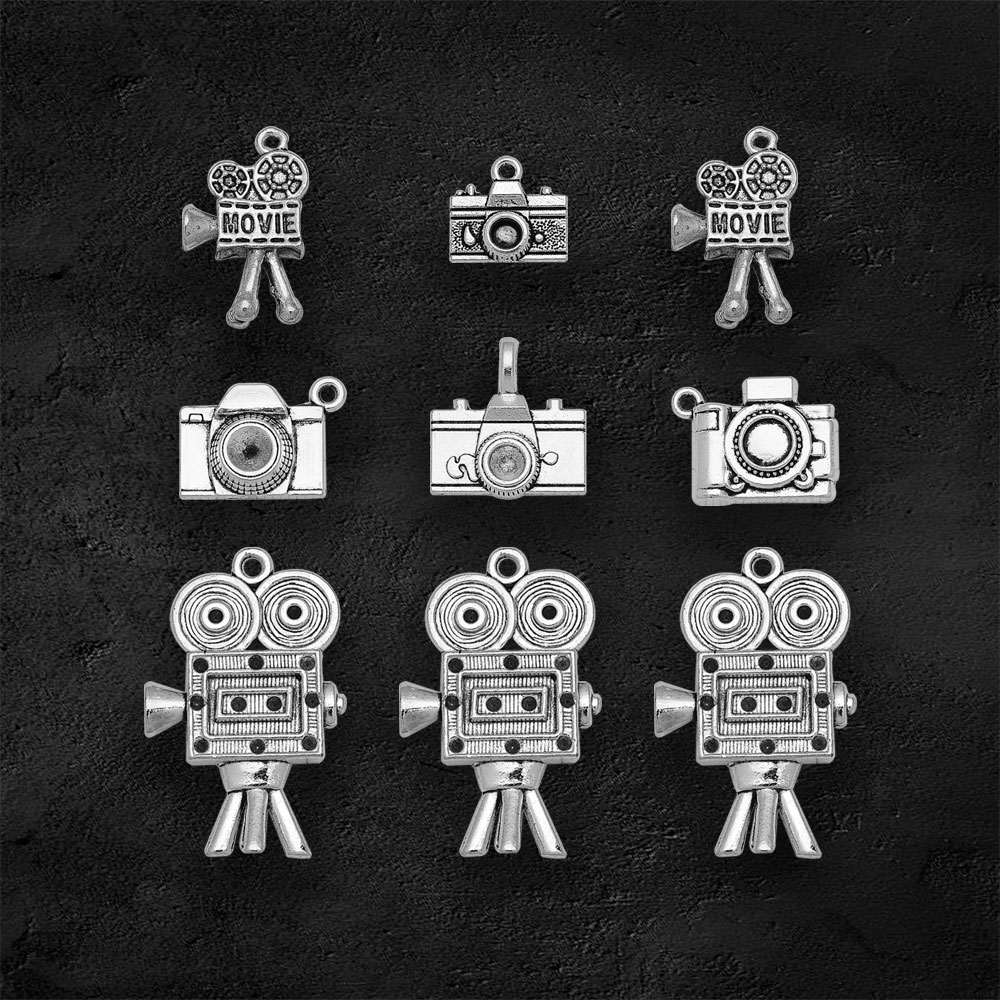 Antique Silver Plated Camera V - Jewelry Making Videos review and price