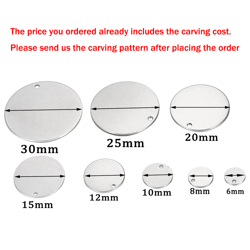 100pcs Custom Laser Engrave LO - Making Custom Jewelry review and price