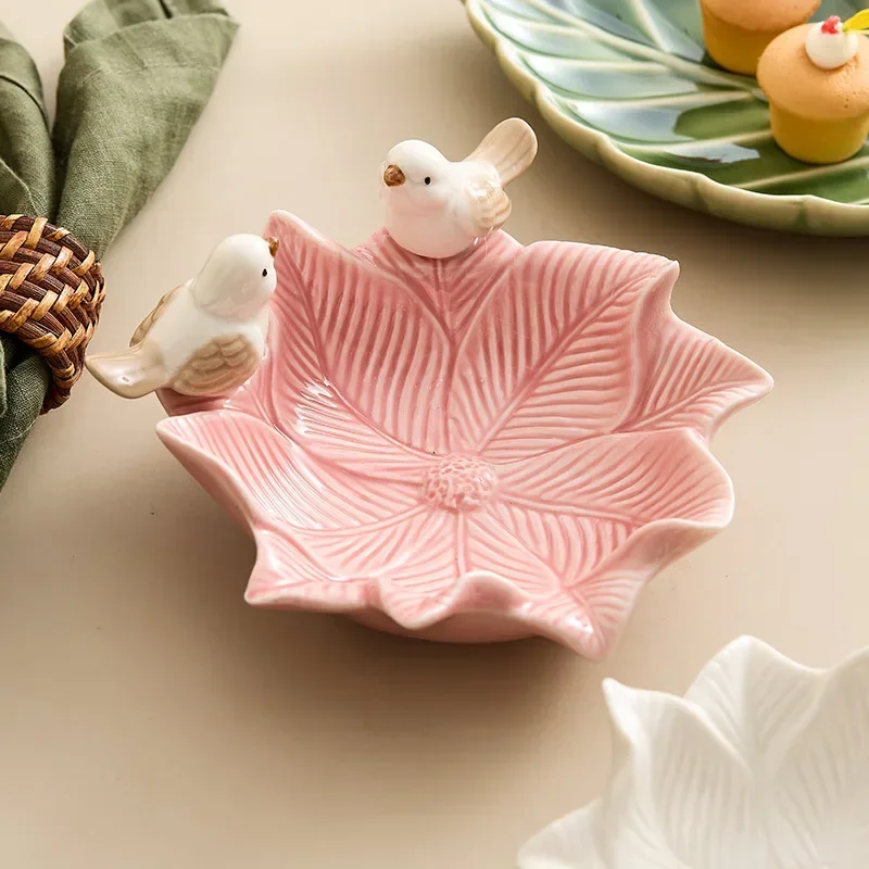Cute Bird Tray Ceramic Jewelry - Jewelry Making Desk review and price