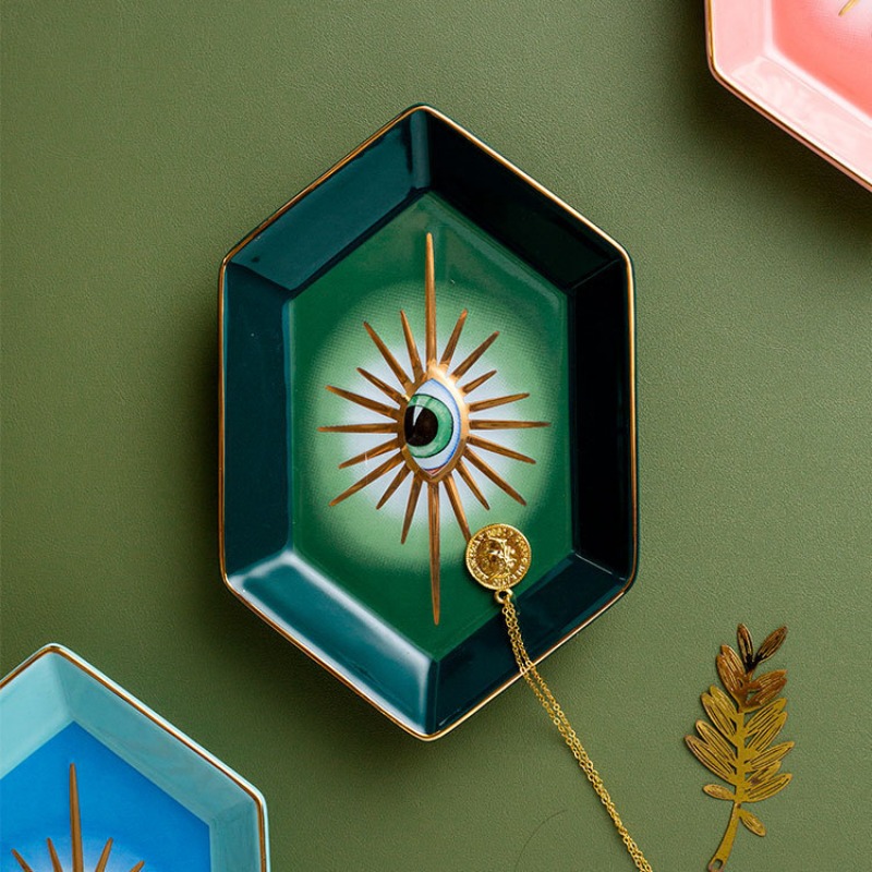 Creative Colorful Hexagonal Ey - Jewelry Making Desk review and price