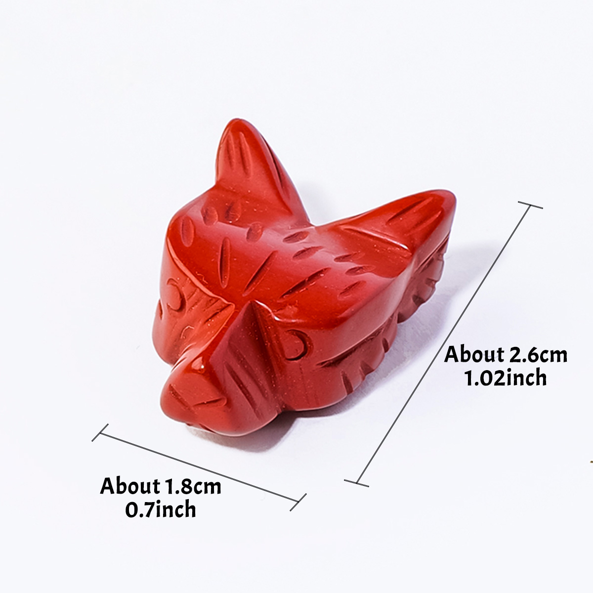 1PC Natural Crystal Carved Fox - Jewelry Making Desk review and price