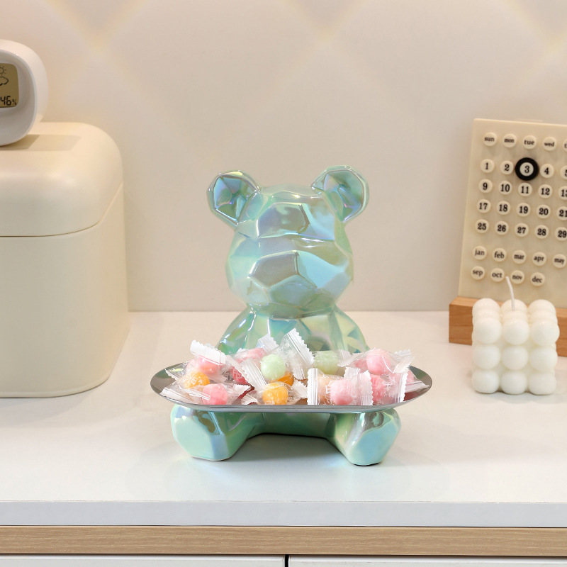 Modern Ceramic Geometric Bear  - Jewelry Making Desk review and price