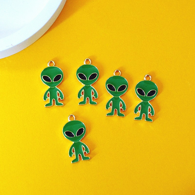 10pcs Simple Alien Alloy Drip  - Jewelry Making For Birthday Party review and price