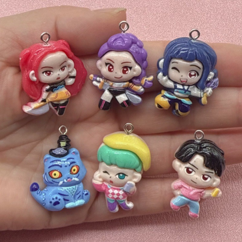 10pcs resin cartoon pendant, D - Jewelry Making For Birthday Party review and price
