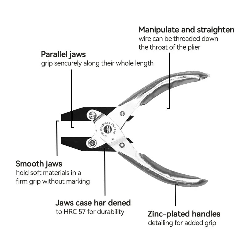UK MAUN 140mm Smooth Jaws Flat - Jewelry Making Loop Pliers review and price