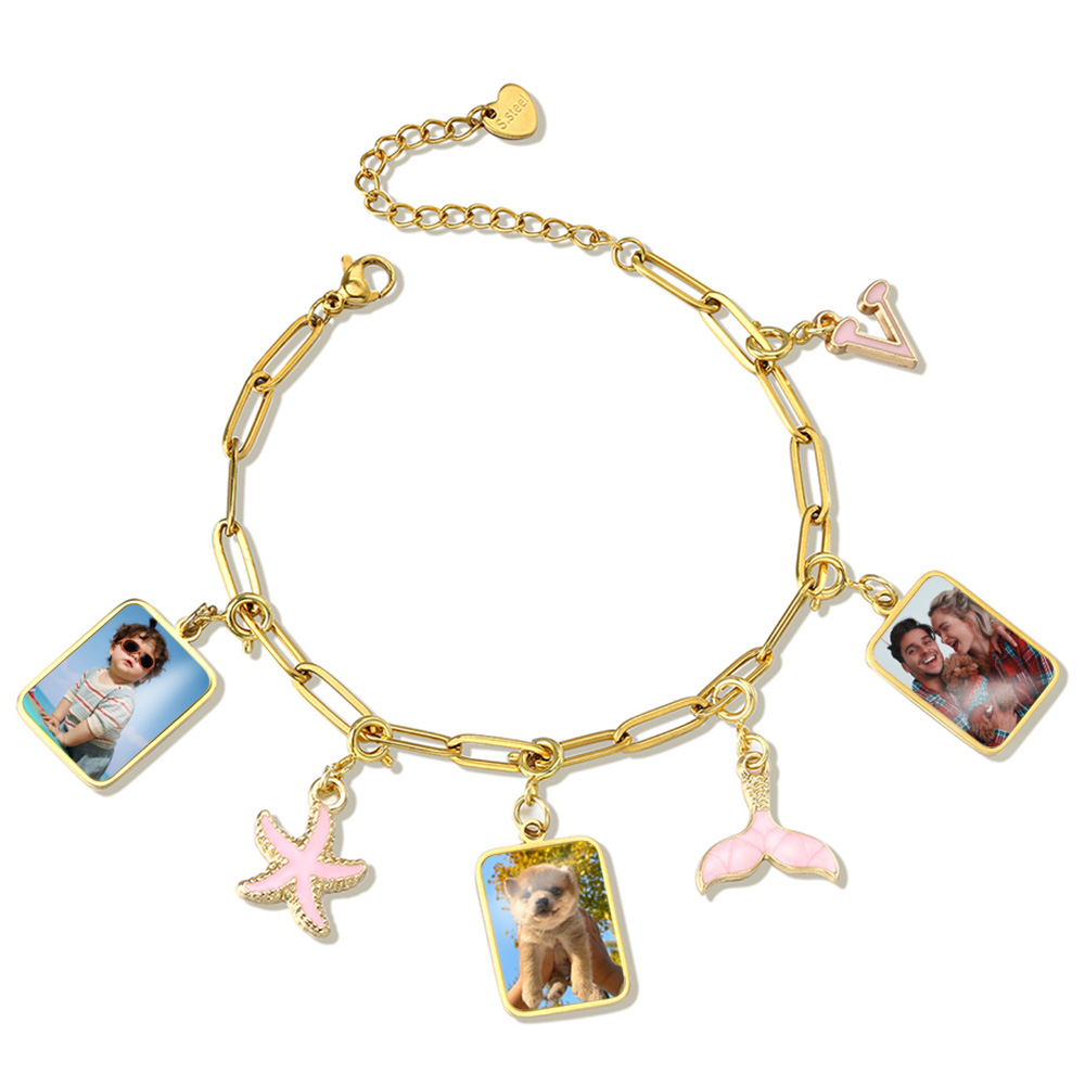 Customized Photo Letter Flag P - Making Custom Jewelry review and price
