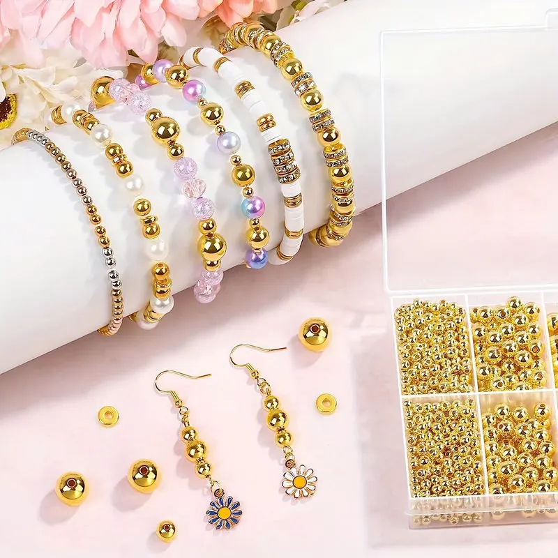 1000pcs Golden Spacer Beads Ki - Jewelry Making Course review and price