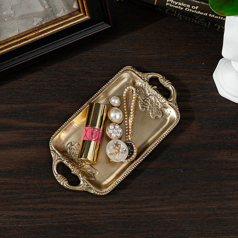 Handmade Brass Tray Carved Sce - Jewelry Making Desk review and price
