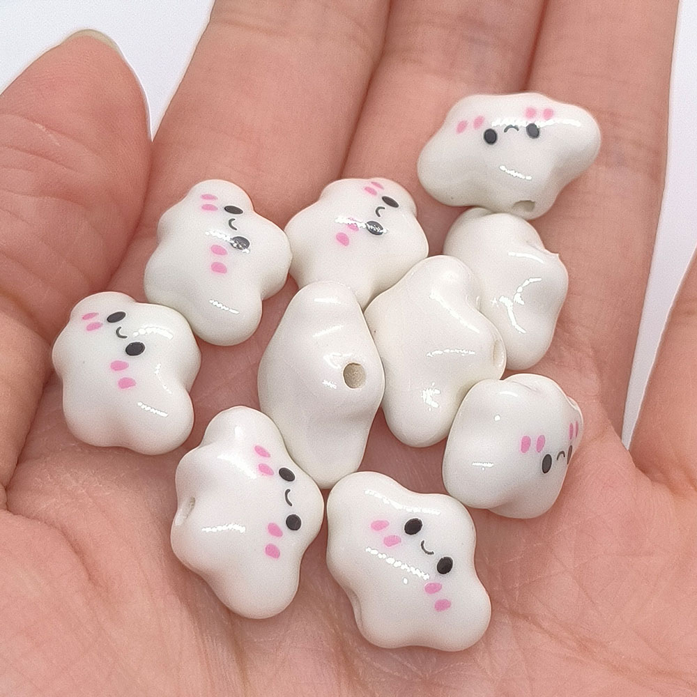 10pcs Colorful Chubby Smiling  - Jewelry Making For Birthday Party review and price